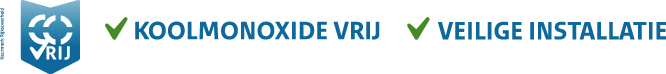 Keurmerk Reiksoverheid: koolmonoxide vrij en veilige installatie